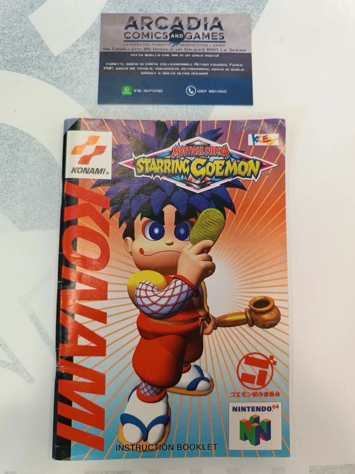 Mystical Ninja Starring Goemon Manuale Di Istruzioni Nintendo 64 PAL